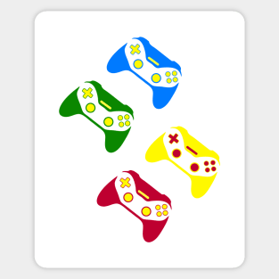 Multi-color Gamer Controller Sticker